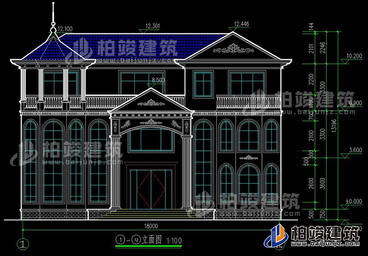 正立面图